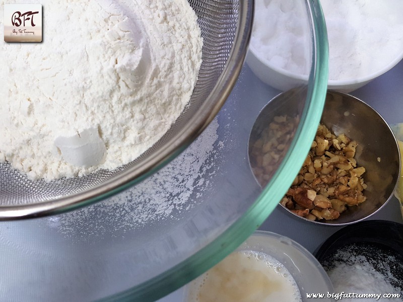 Making of Banana Walnut Loaf