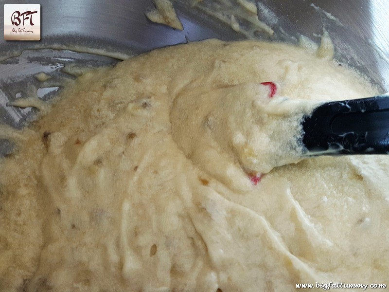 Making of Banana Walnut Loaf