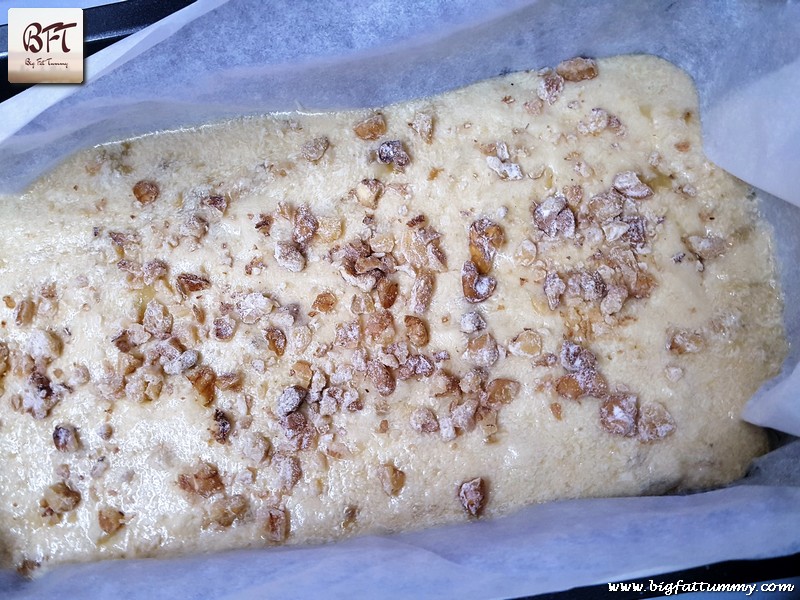 Making of Banana Walnut Loaf