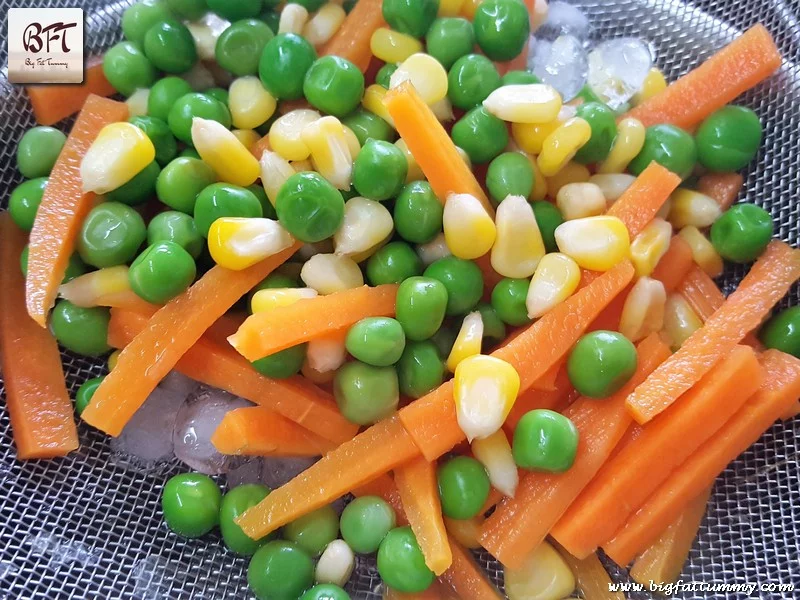 Blanching Veg Blanched Vegetables