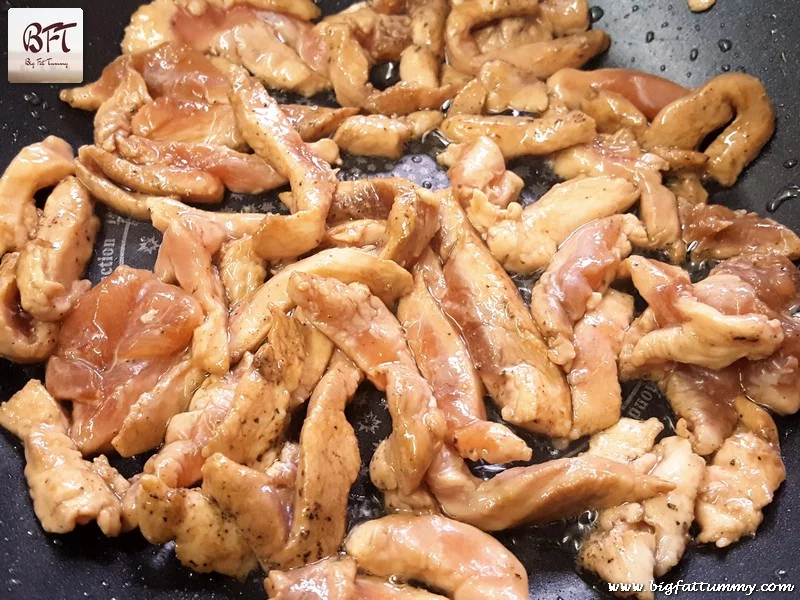 Preparation of Chicken Fried Rice