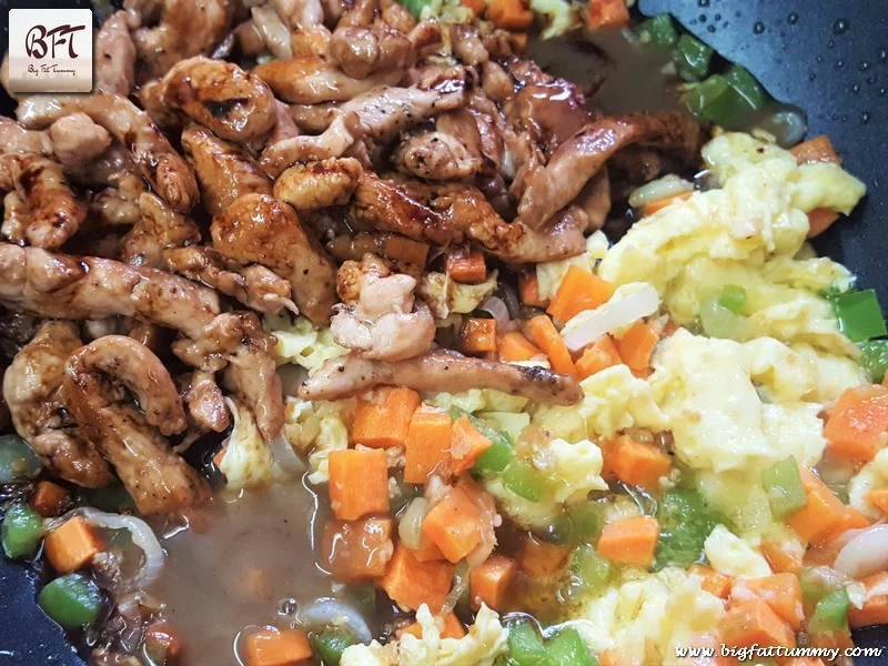 Preparation of Chicken Fried Rice