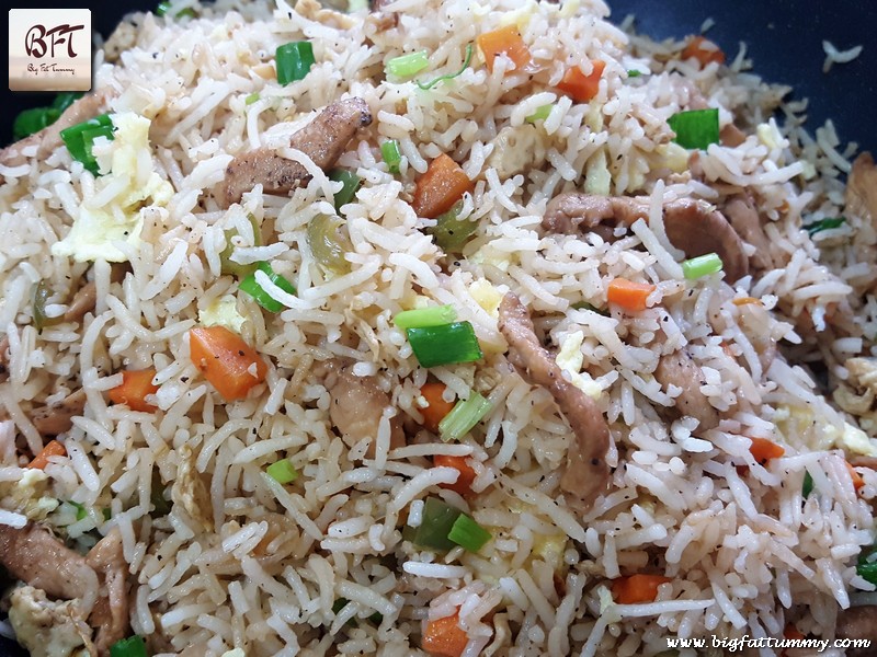 Preparation of Chicken Fried Rice