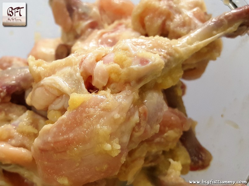 Preparation of Chicken Lollipops