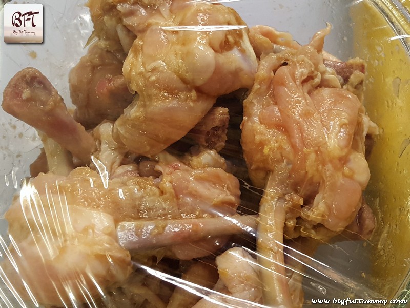 Preparation of Chicken Lollipops