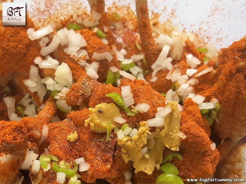 Preparation of Chicken Lollipops