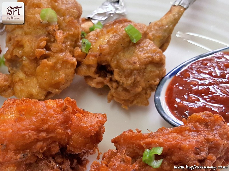 Preparation of Chicken Lollipops