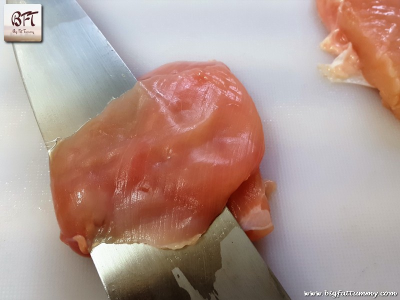 Preparation of Chicken Strips for Stir Fry