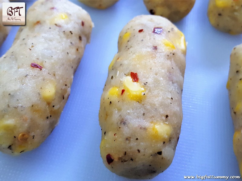 Preparation of Cheesy Corn Croquettes