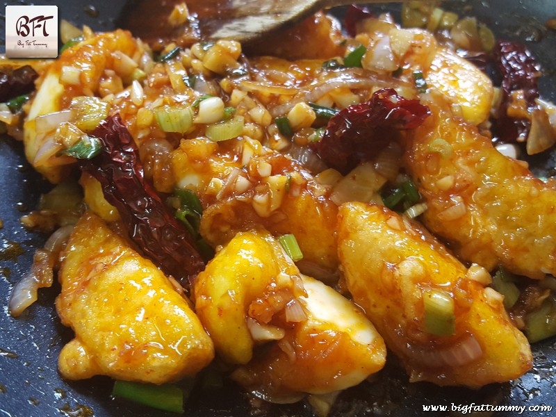 Preparation of Egg Honey Chilli