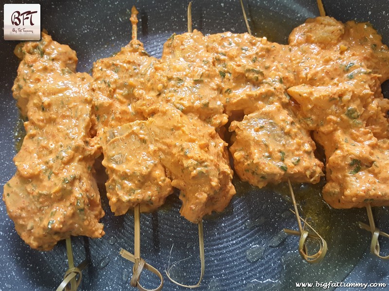 Preparation of Fish Tikka Tawa Se