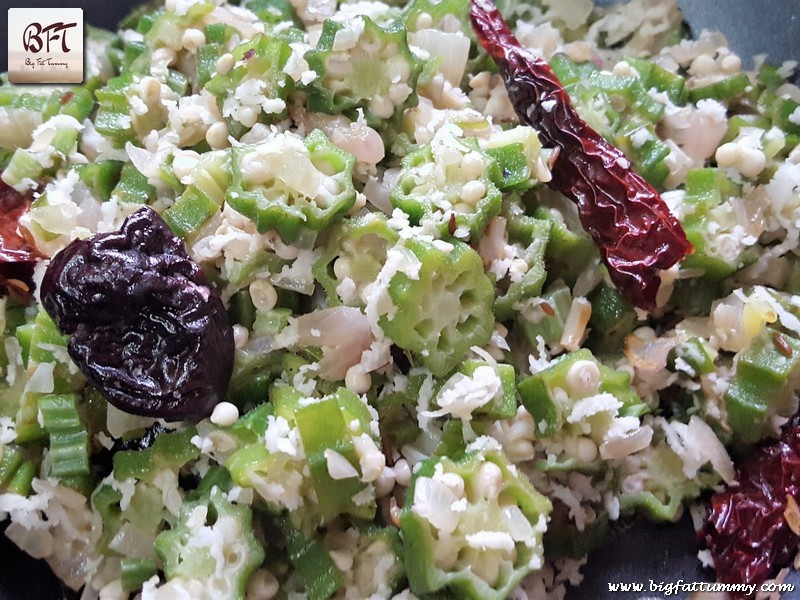 Preparation of Goan Lady Finger Stir Fry