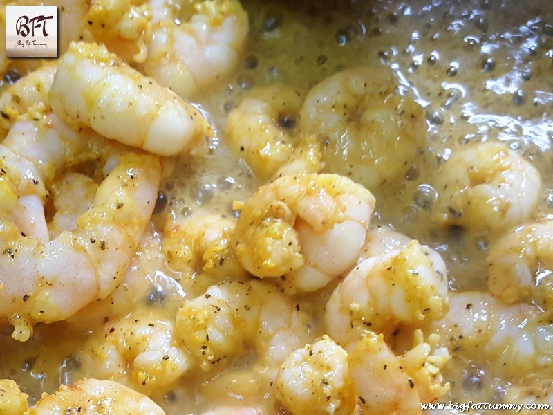 Preparation of Goan Prawn Chilly Fry