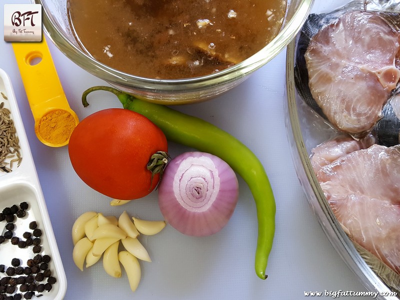 Preparation of Goan King Fish Jeerem Meerem