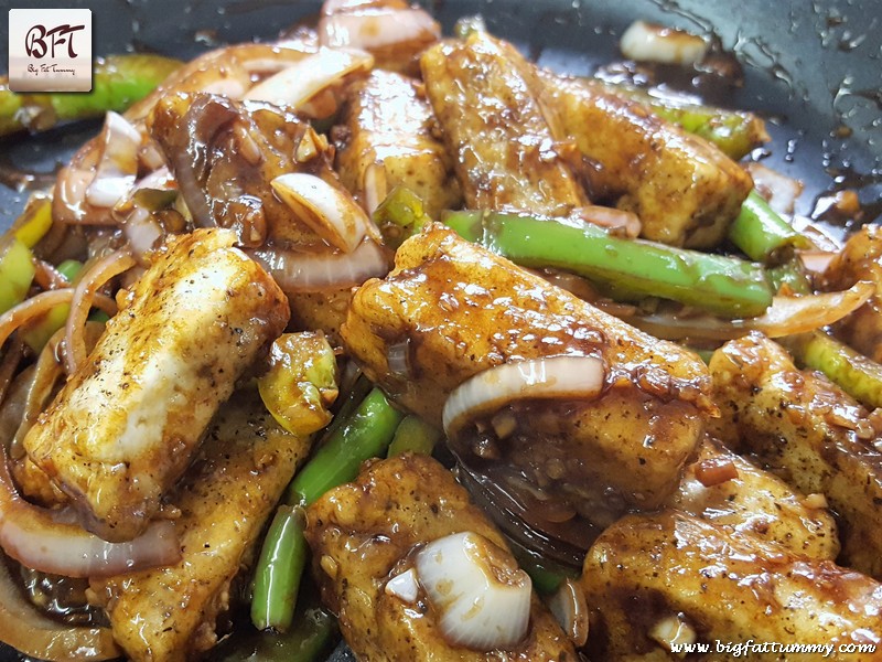 Preparation of Paneer Chilly Dry / Gravy