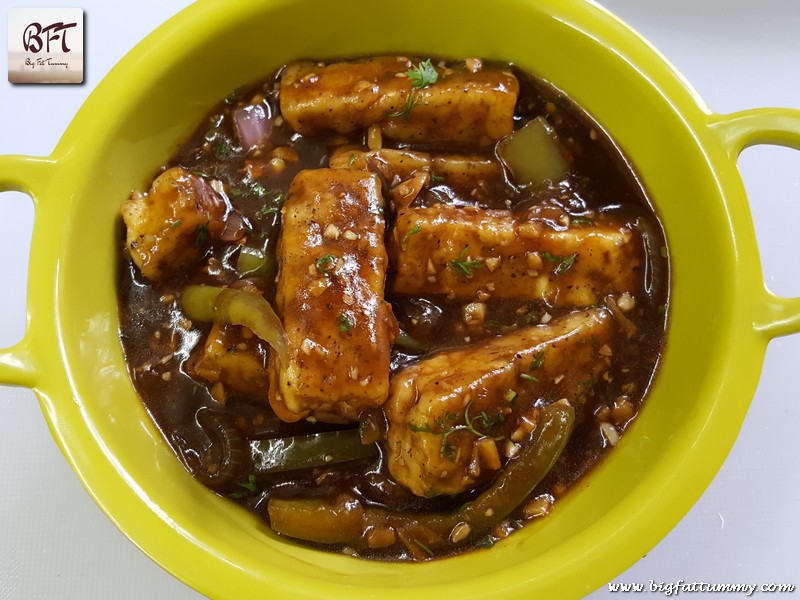 Preparation of Paneer Chilly Dry / Gravy