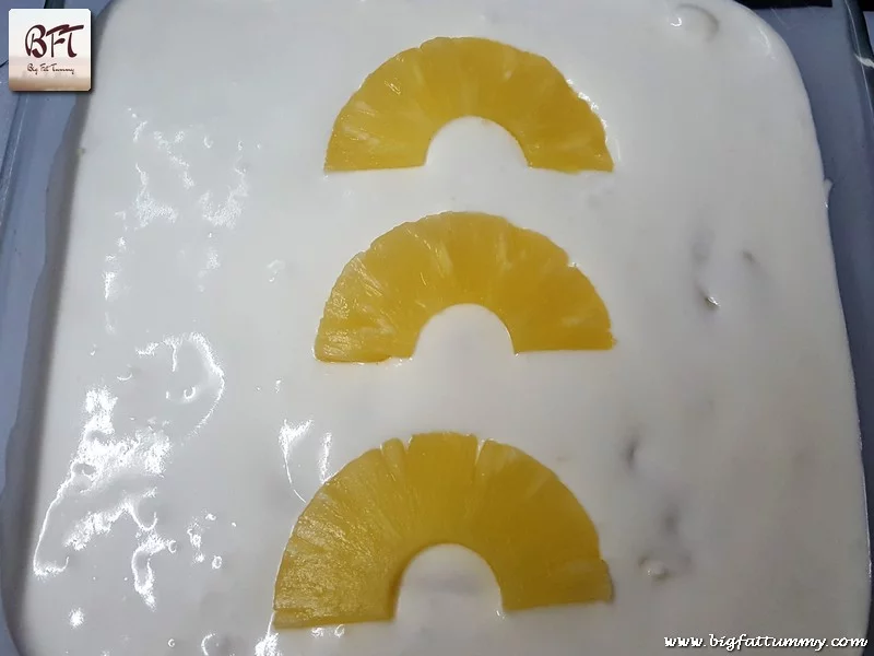 Preparation of Pineapple Dessert : Pineapple Freeze
