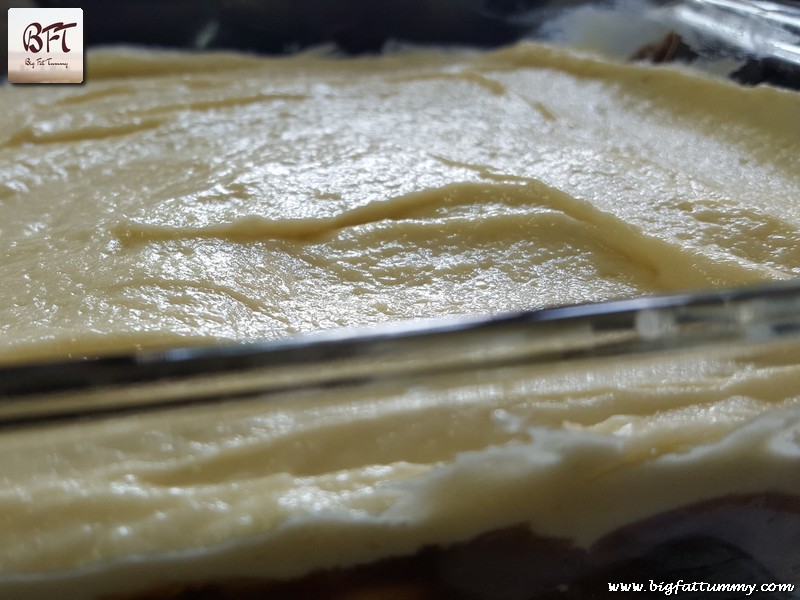 Preparation of Warm Banana Pudding