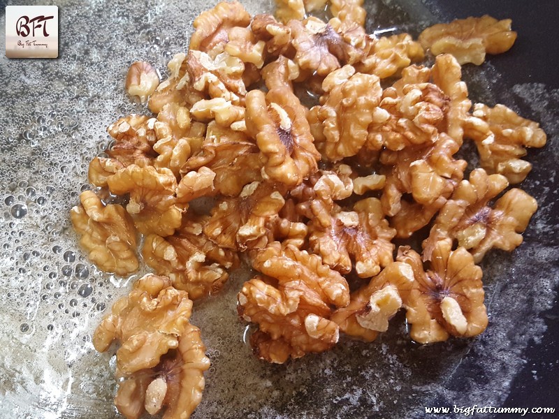 Making of Honey Glazed Walnut