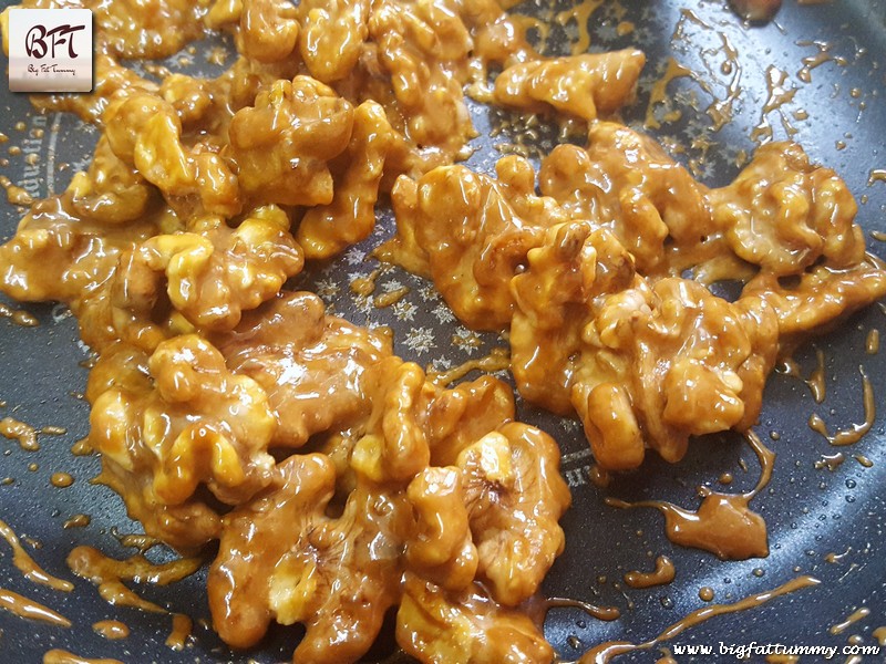 Making of Honey Glazed Walnut