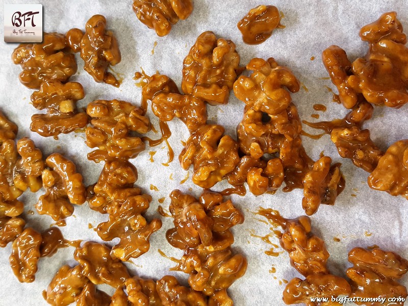 Making of Honey Glazed Walnut