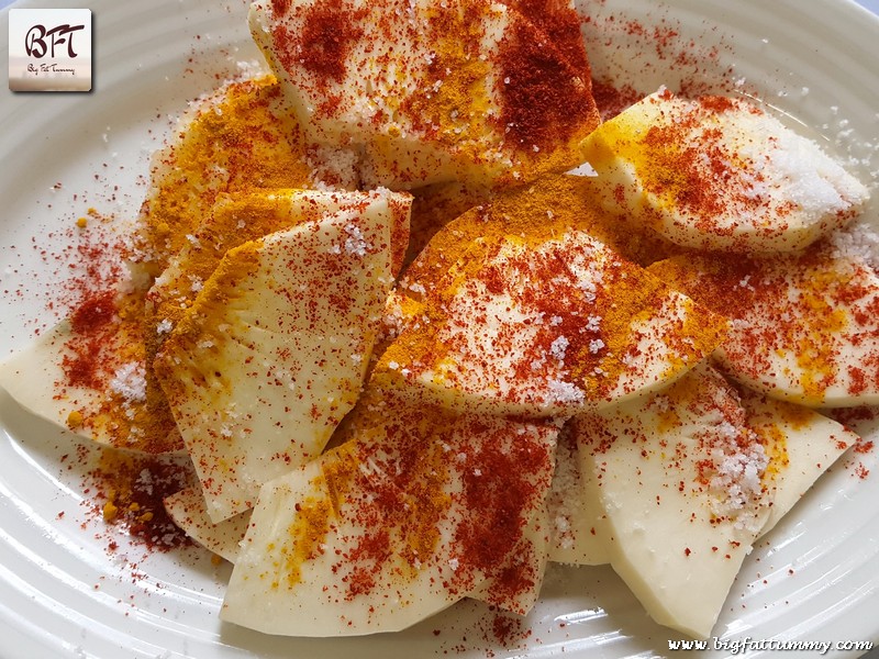 Making of Goan Breadfruit Rava Fried