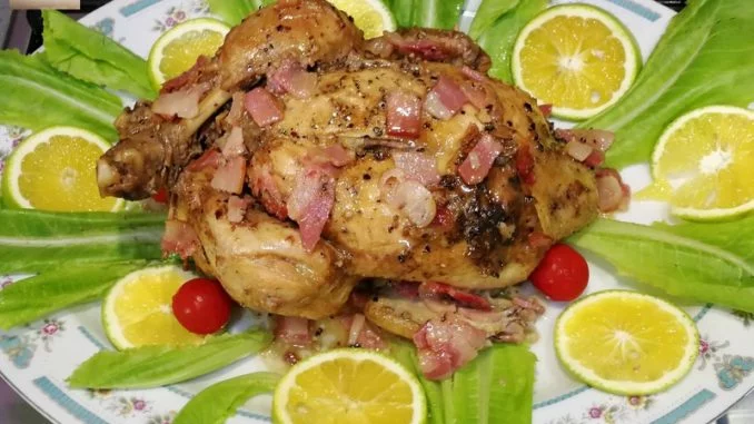 Cold Meat Stuffed Chicken