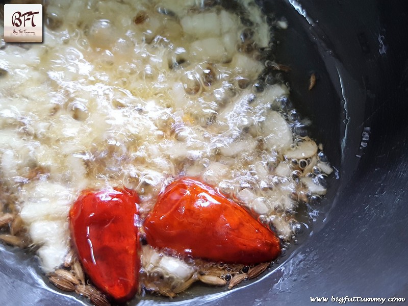 Preparation of Toor Dal Tadka