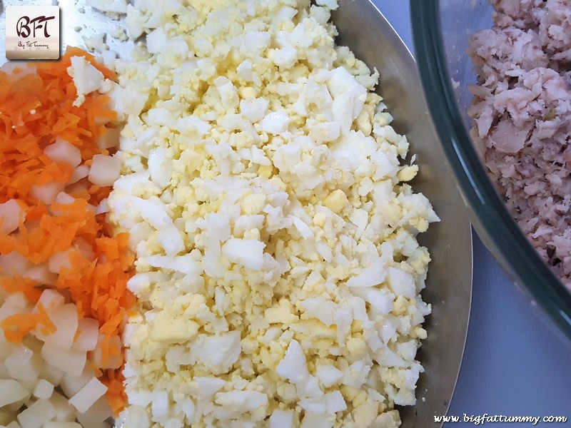 Preparation of Goan Kingfish Mayonnaise Salad