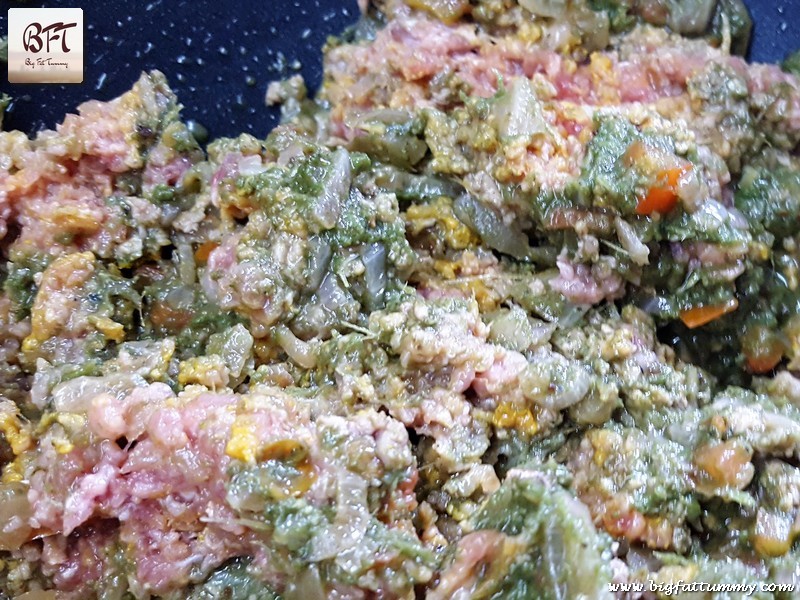 Making of Goan Green Beef Mince