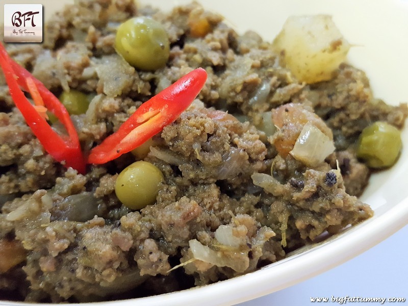 Making of Goan Green Beef Mince