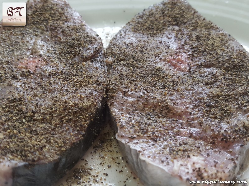 Making of Kingfish Lemon Pepper Fried