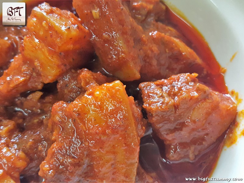 Preparation of Goan Pork Vindaloo