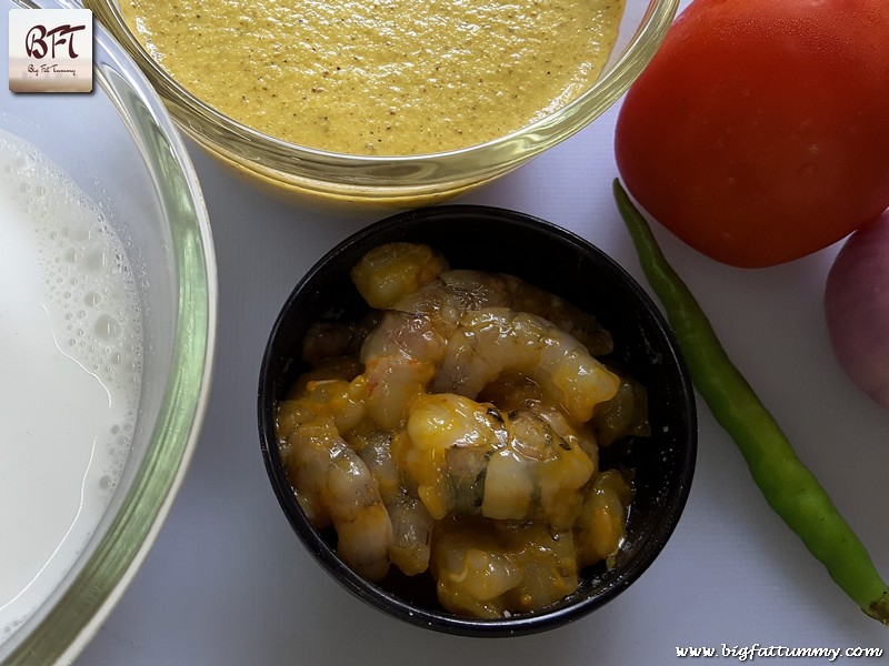 Preparation of Goan Prawn Breadfruit Verdur