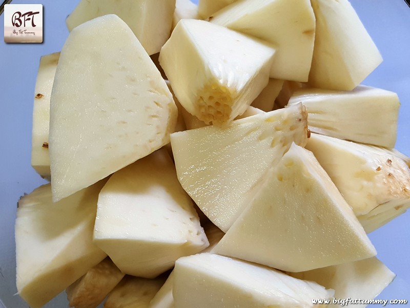 Preparation of Goan Prawn Breadfruit Verdur