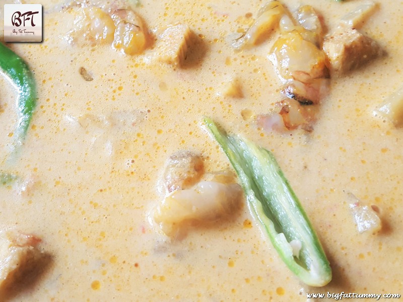 Preparation of Goan Prawn Breadfruit Verdur