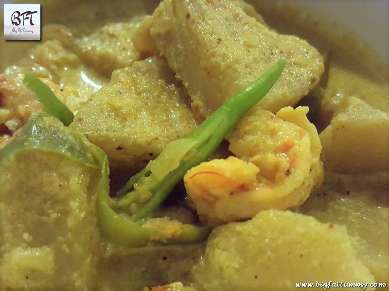 Preparation of Goan Prawn Breadfruit Verdur