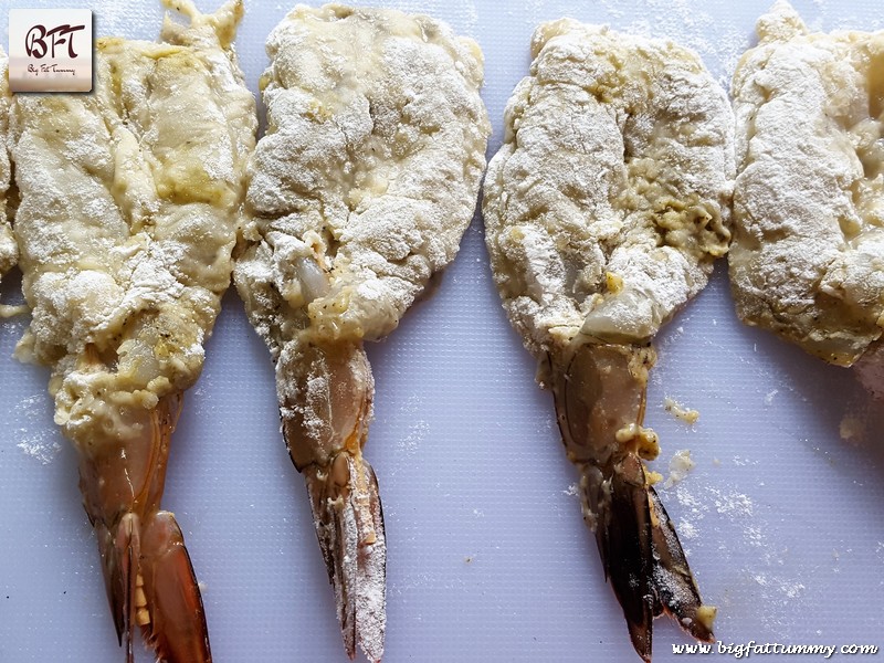 Preparation of Prawn Steaks