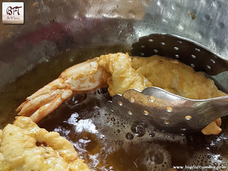 Preparation of Prawn Steaks