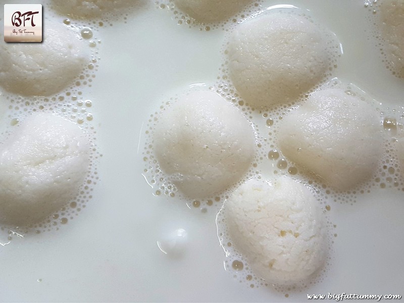 Preparation of Rasmalai