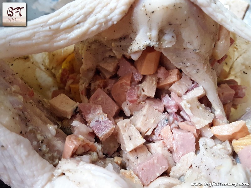 Preparation of Cold Meat Stuffed Chicken
