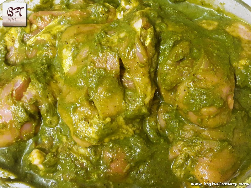 Preparation of Goan Chicken Cafreal