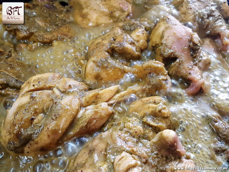 Preparation of Goan Chicken Cafreal