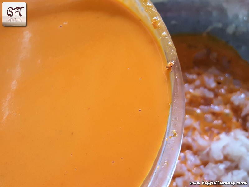 Making of Fresh Catch Curry