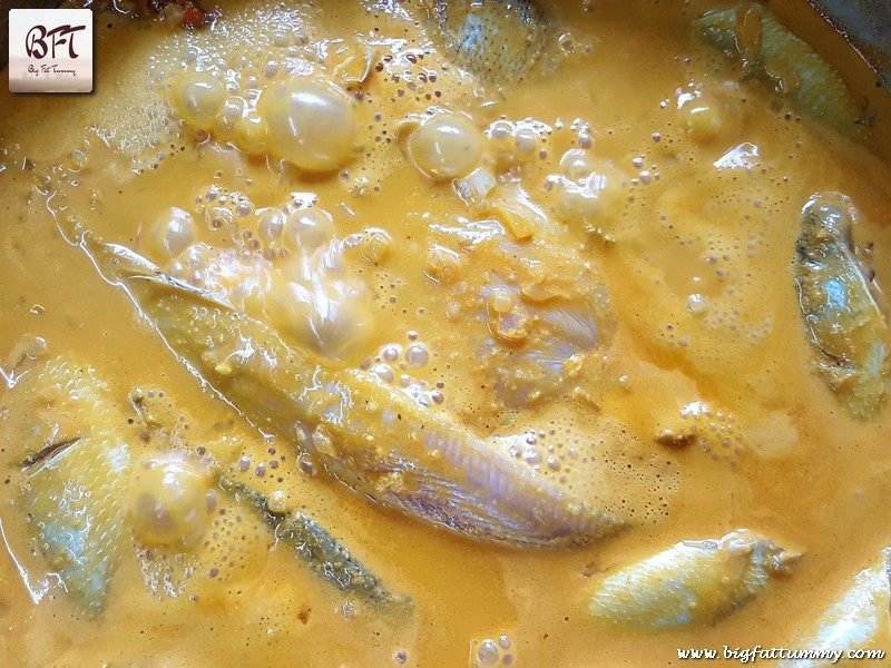 Making of Fresh Catch Curry