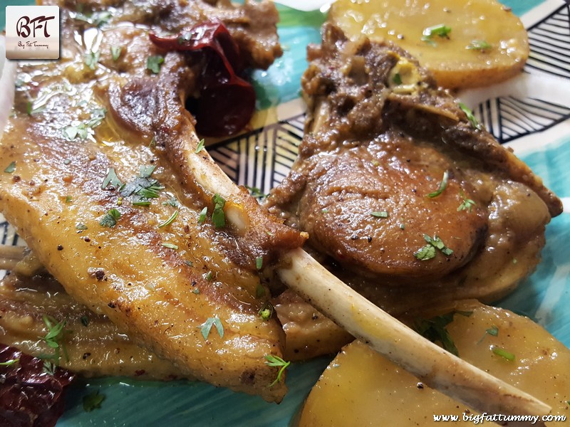 Preparation of Goan Pork Chop Roast