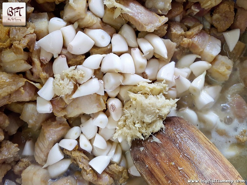 Making of Hubby's Pork Curry