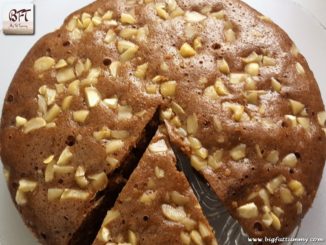 Steamed Chocolate Cake - made with biscuits.