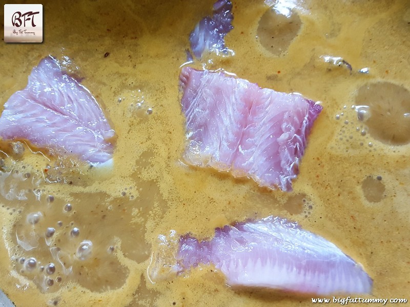 Preparation of Goan Sole Fish Curry
