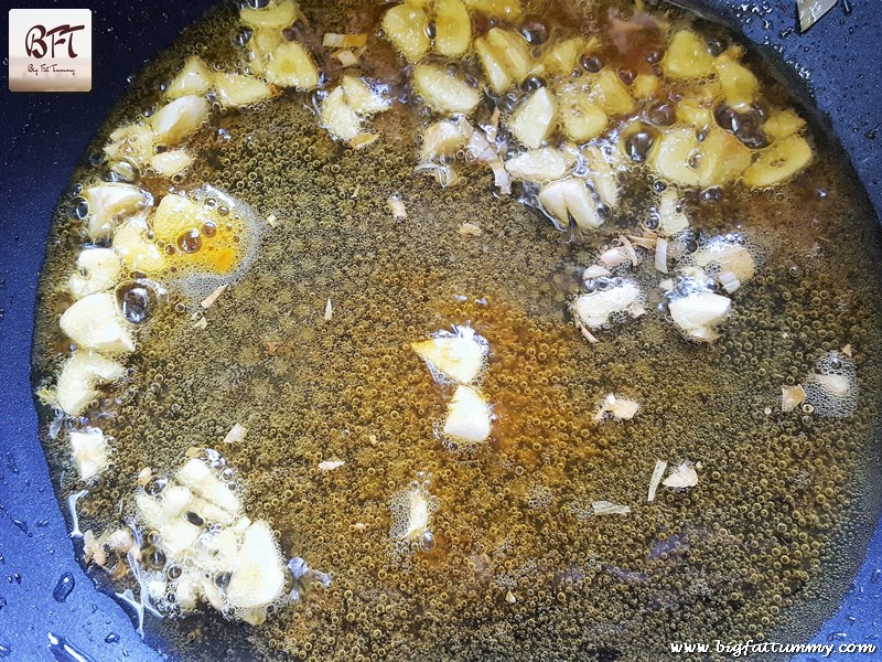 Preparation of Methi Potato Bhaji